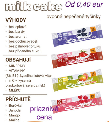 Tyčinka Milk Cake čučoriedka 30 g