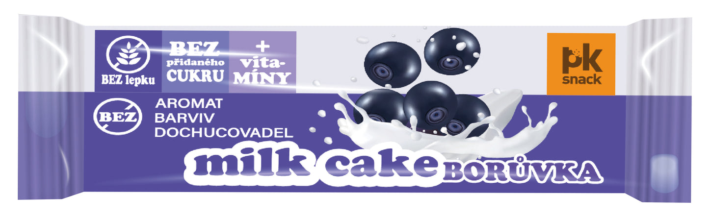 Tyčinka Milk Cake čučoriedka 30 g