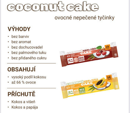Tyčinka kokos višňa 30 g