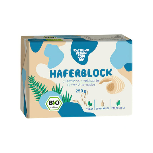 750025 Blok ovesný 250 g BIO   THE VEGAN COW-1