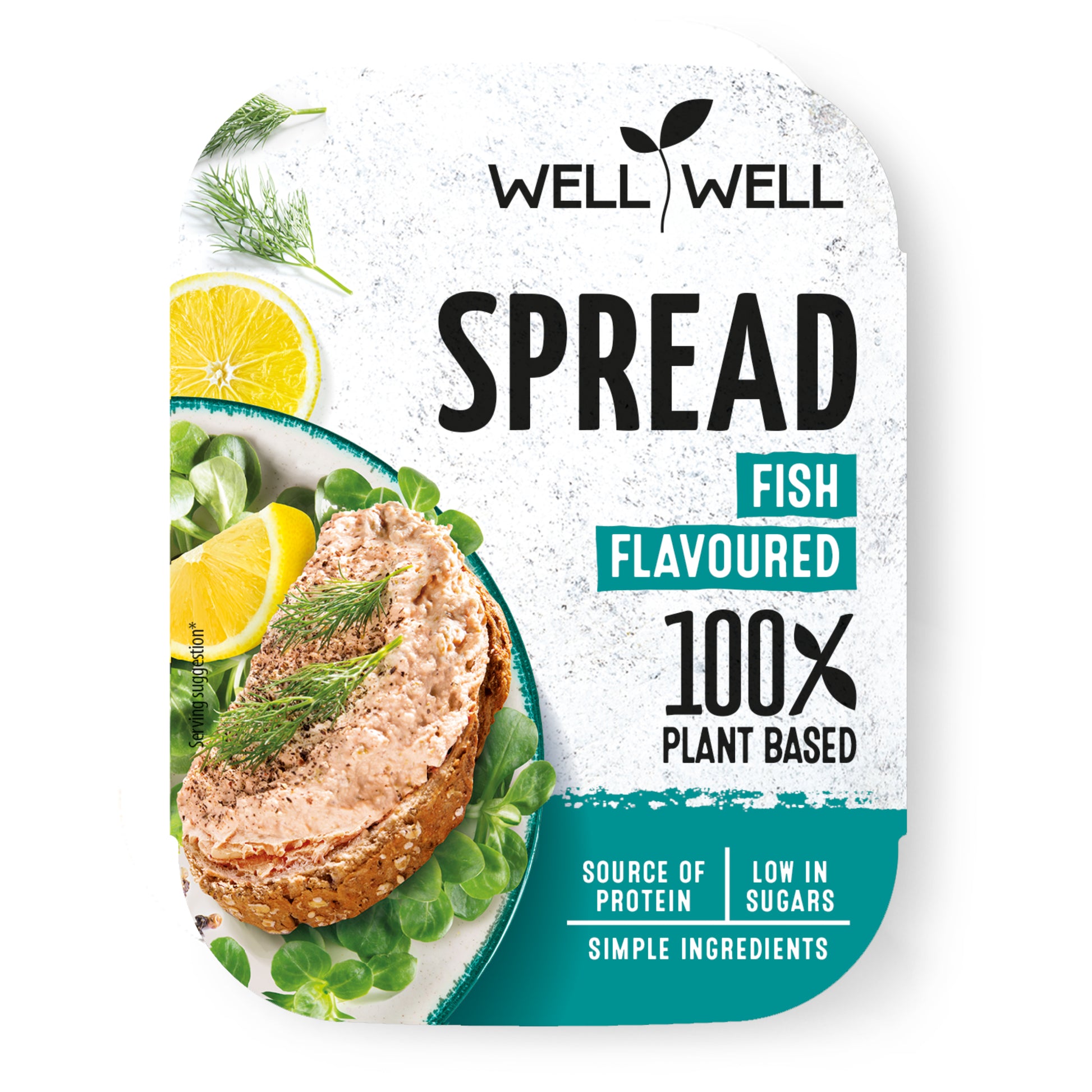 752092 Pomazánka z tofu s rybí příchutí 125 g   WELL WELL-1