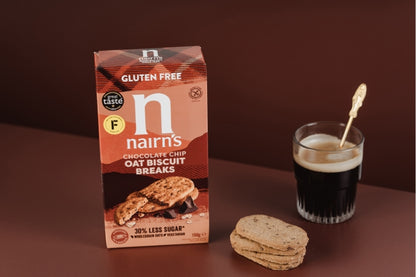 Nairns Ovsené sušienky s čokoládou bez lepku 160g