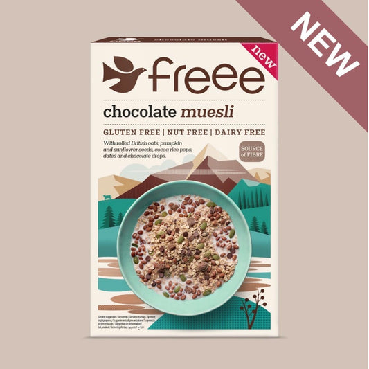 Freee čokoládkové musli bez mlieka a orechov  400g
