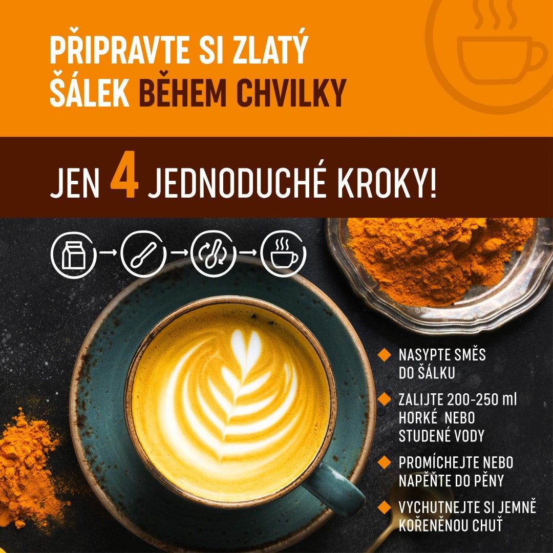 Organis kurkuma latte bio 28g