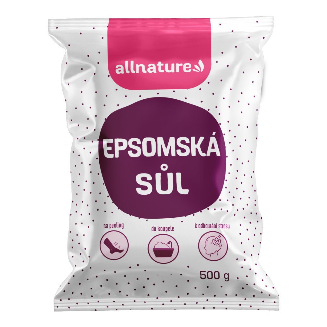 Allnature epsomská soľ 500g
