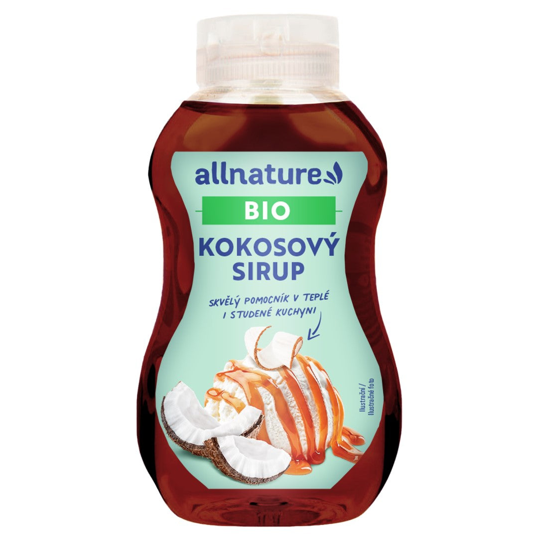 Allnature kokosový sirup 250 ml bio