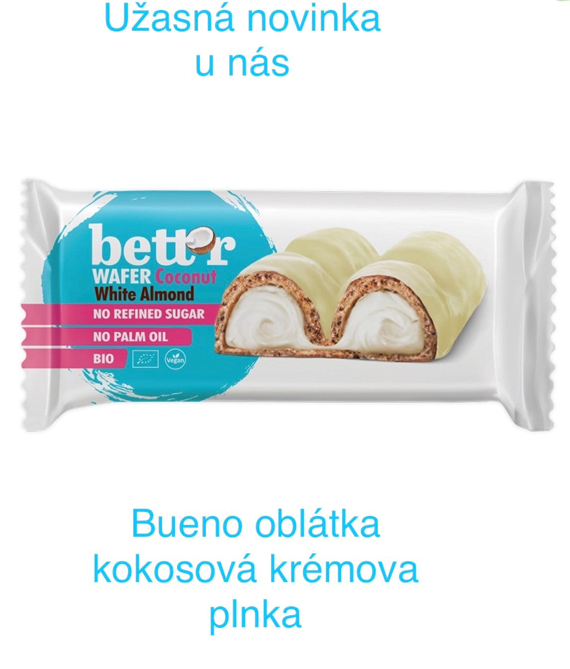 bett'r bueno oblátka  kokosový krém 33g bio