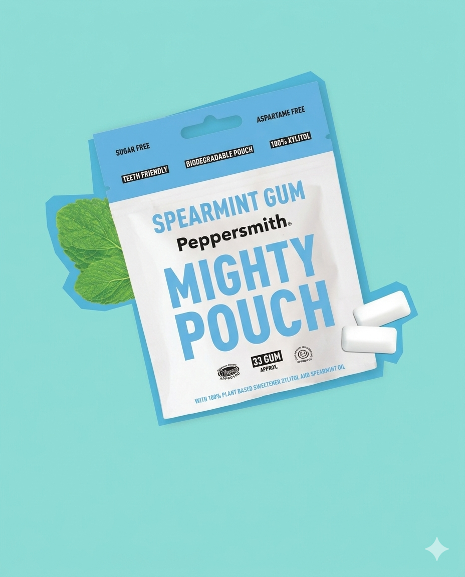 Peppersmith SPEARMINT žuvačky 50g