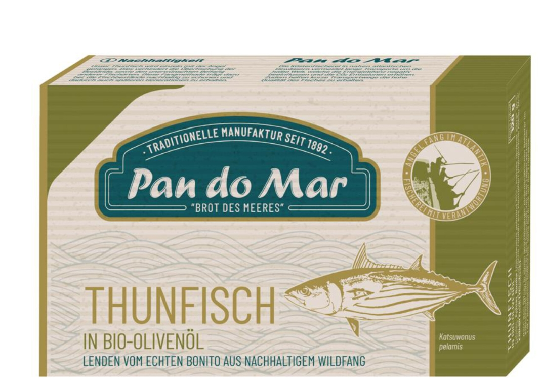 PAN DO MAR Tuniak v bio olivovom oleji 120 g