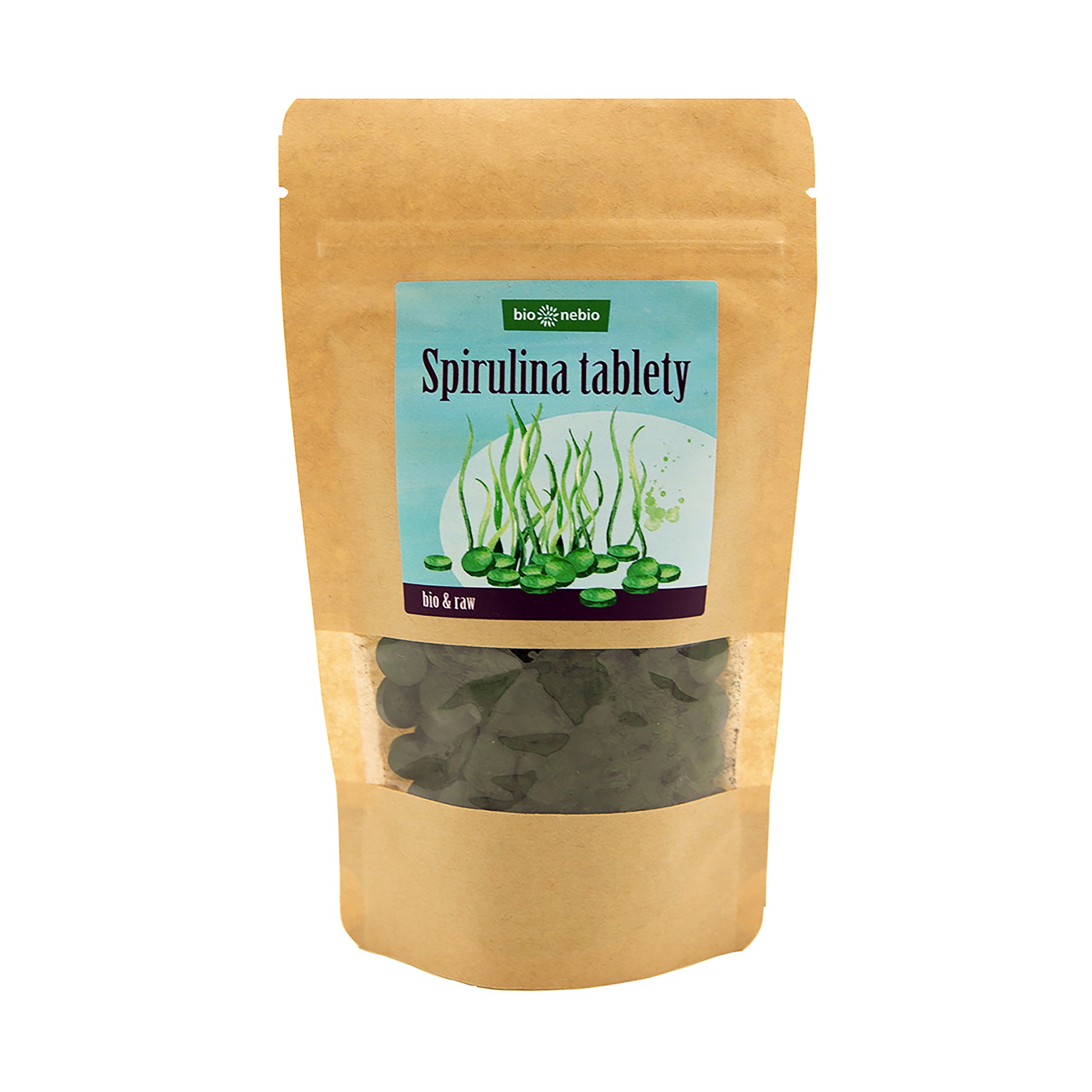 913114 Tablety Spirulina 100 g BIO   BIO NEBIO-1