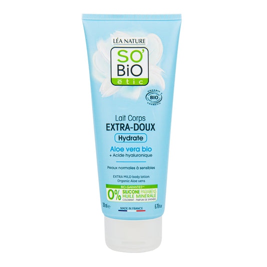 943816 Mléko tělové extra hydratační s aloe vera a hyaluronem 200 ml BIO  SO’BIO étic  -1