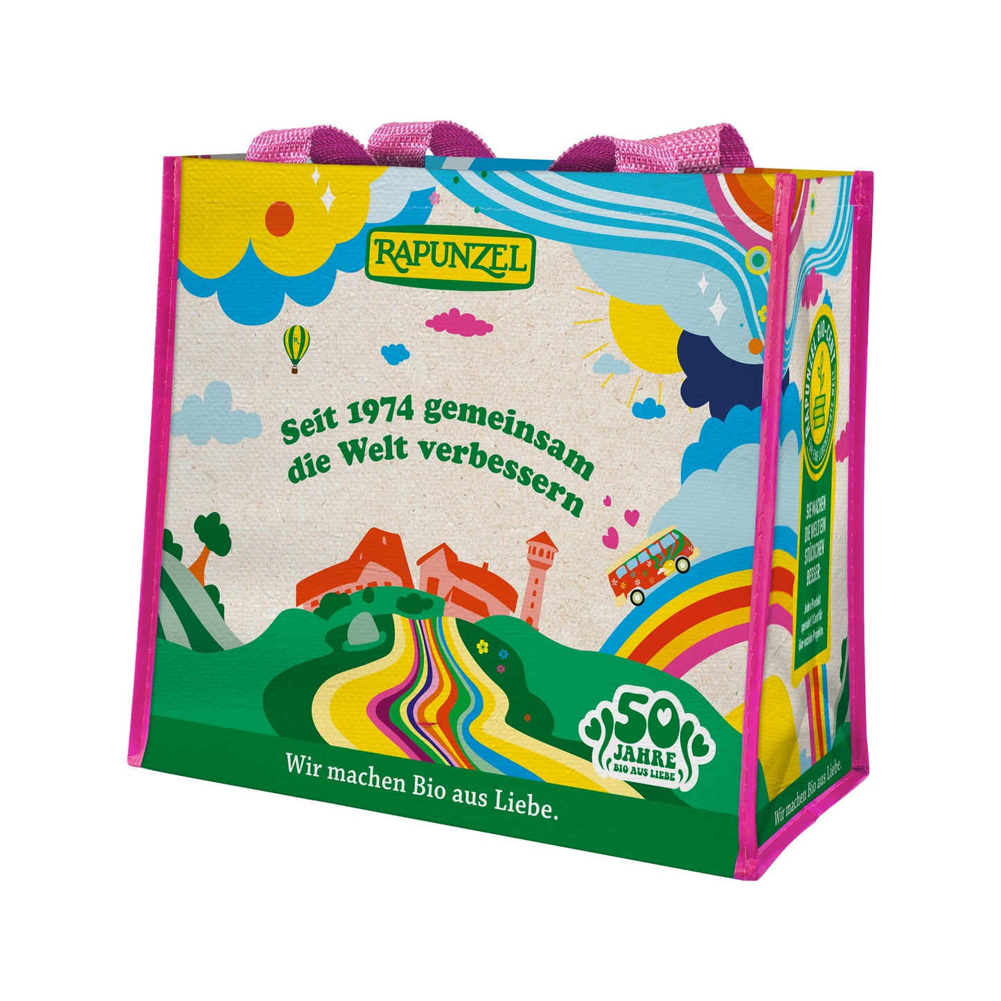 982212 Taška pevná z recyklovaného PET velká   RAPUNZEL-1