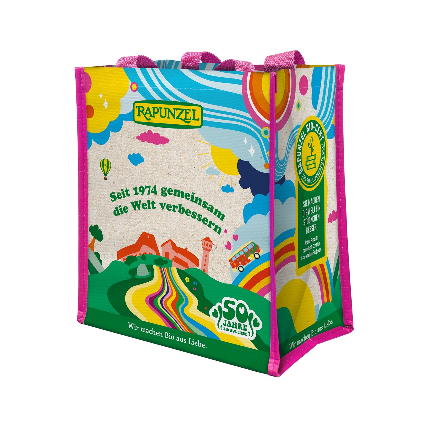 982213 Taška pevná z recyklovaného PET malá   RAPUNZEL-1