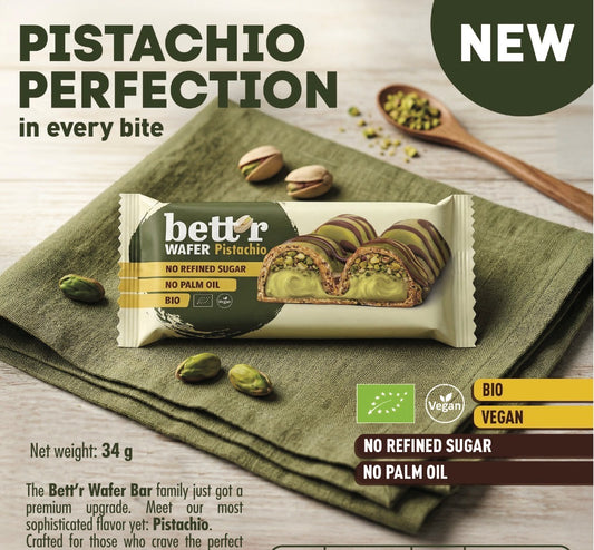 Bettr bueono oblátka pistácia 34g bio