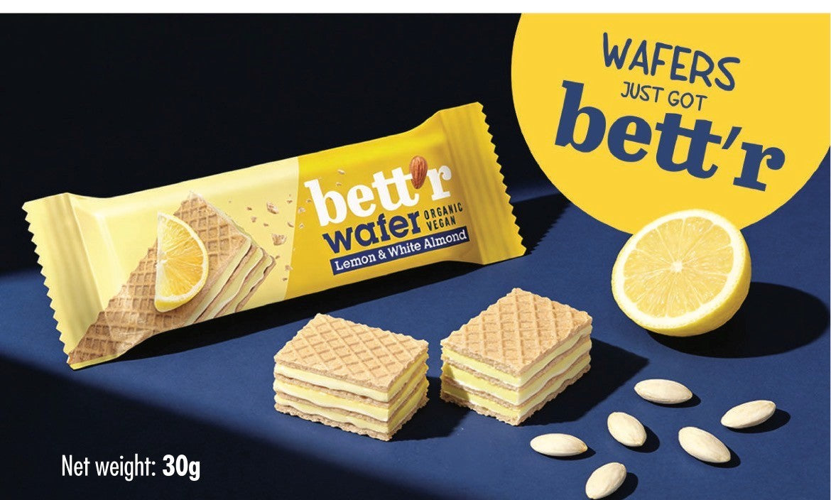 Bettr oblátky s citrónom a mandľami 30g bio
