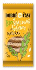 Dobré časy NATURAL špaldové sušienky 50g BIO